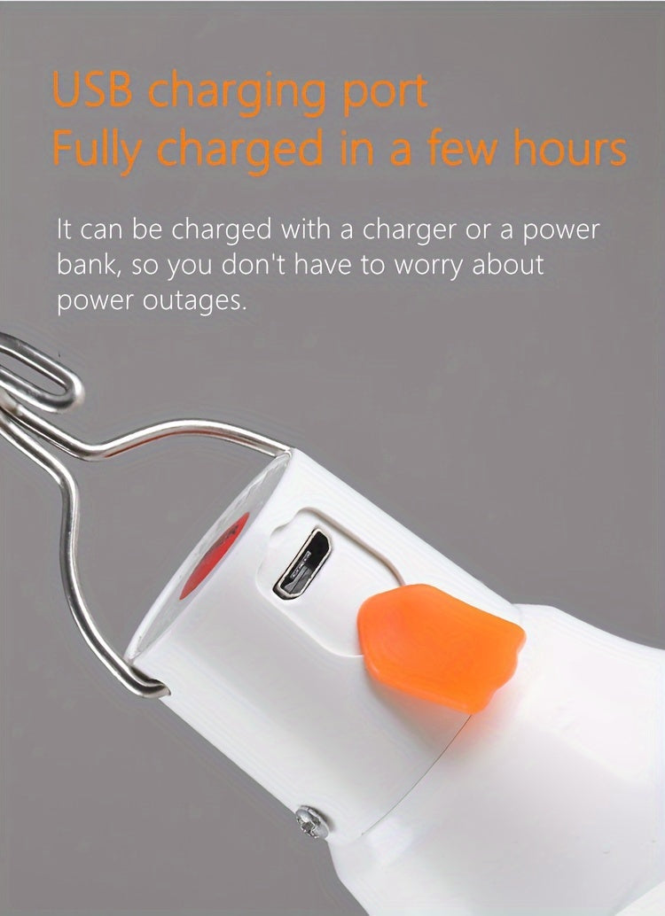 Portable Powerhouse LED Emergency Light - 80W/180W/320W/450W Rechargeable Lantern