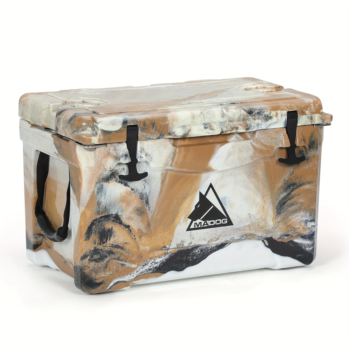 35 Quart Portable Insulated Ice Chest with Cup Holder, Holds Up to 54 Cans