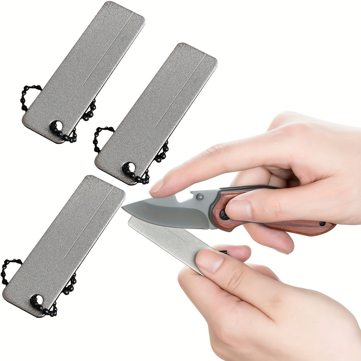 Mini Diamond Pocket Knife Sharpener