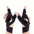 1/2pcs LED Flashlight Gloves - Hands-Free Lights for Camping