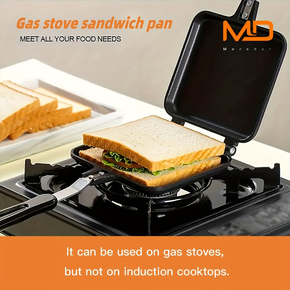 Double-Sided Non-Stick Sandwich Maker & Griddle Pan