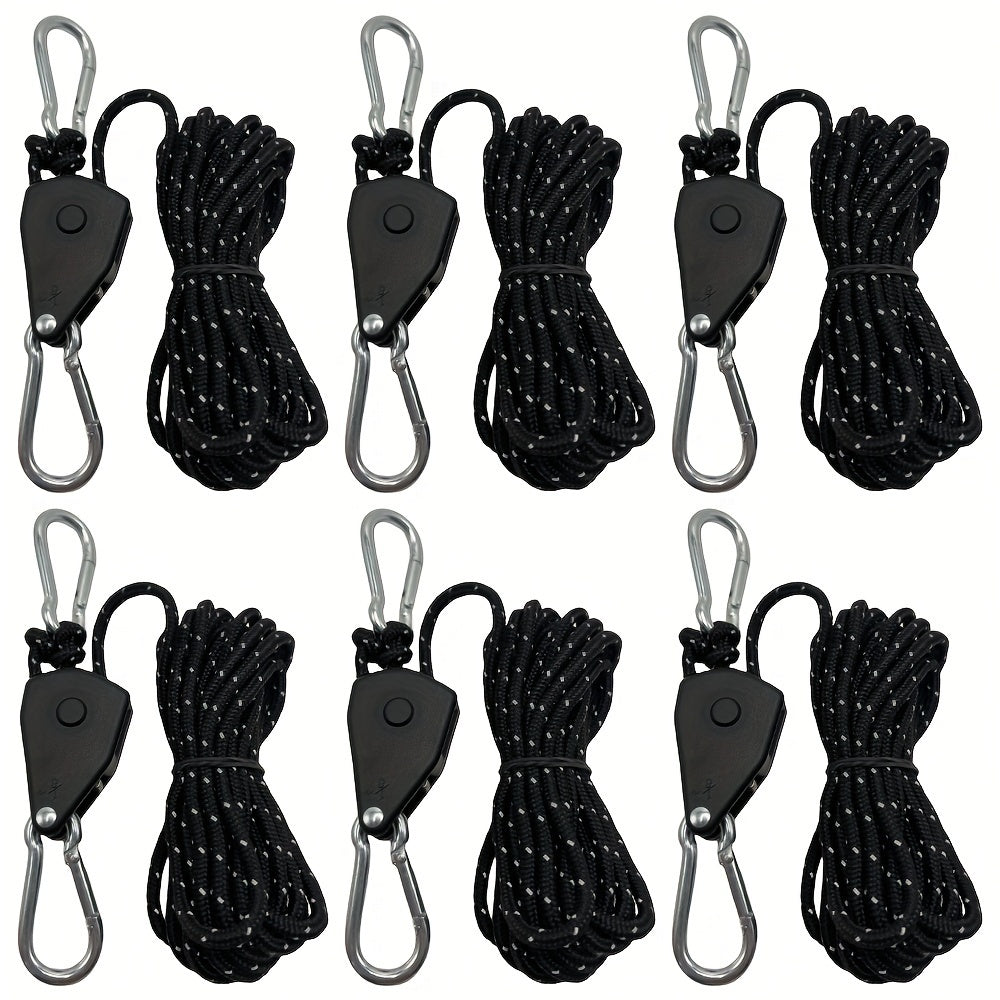 6pcs Camping Tent Tie Down Rope