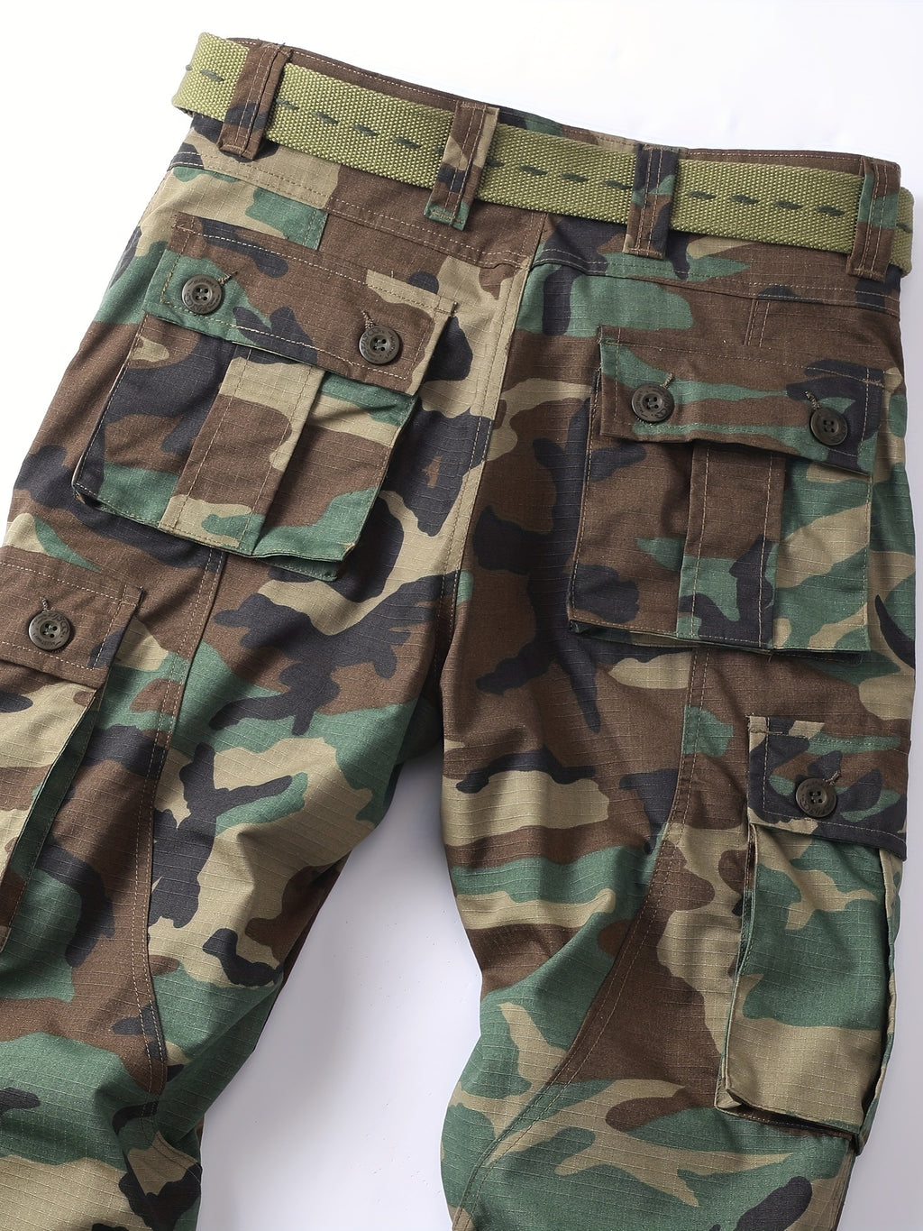 Men's Camouflage Cargo Pants - Comfortable, Durable, Multi-Flap Pocket