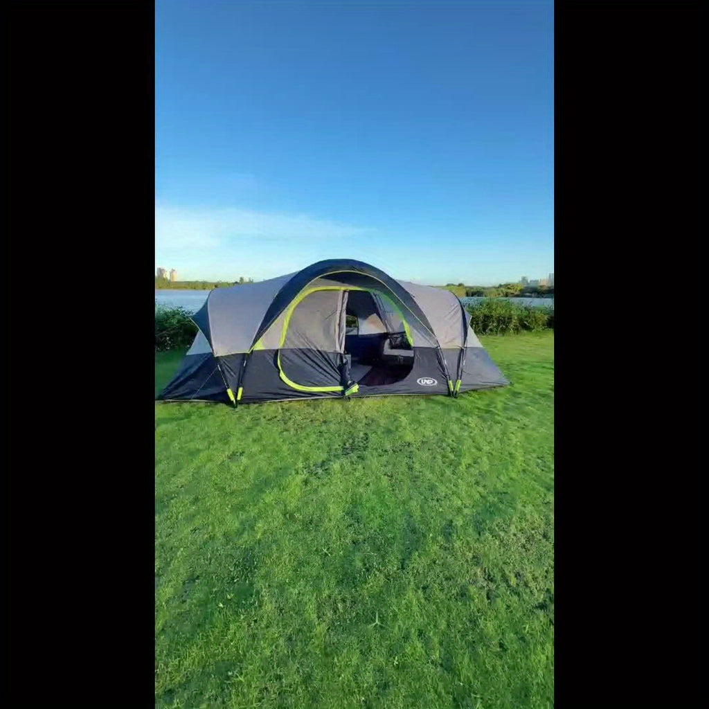10-Person Double Layer Waterproof Big Camping Tent