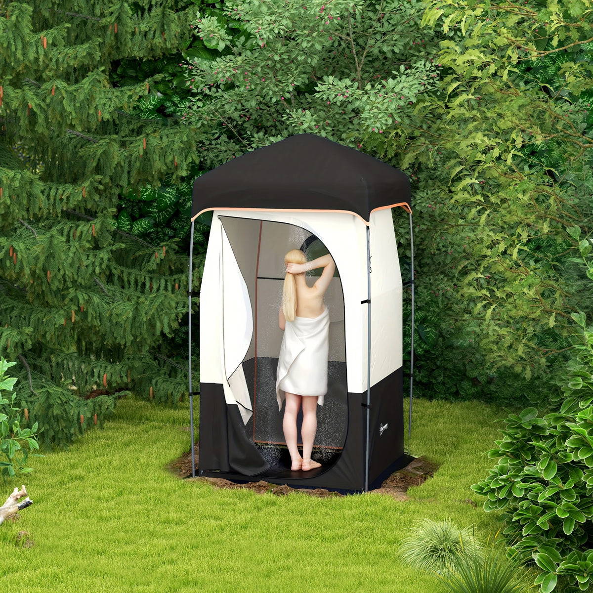 Outsunny Portable Shower Tent - Privacy Shelter