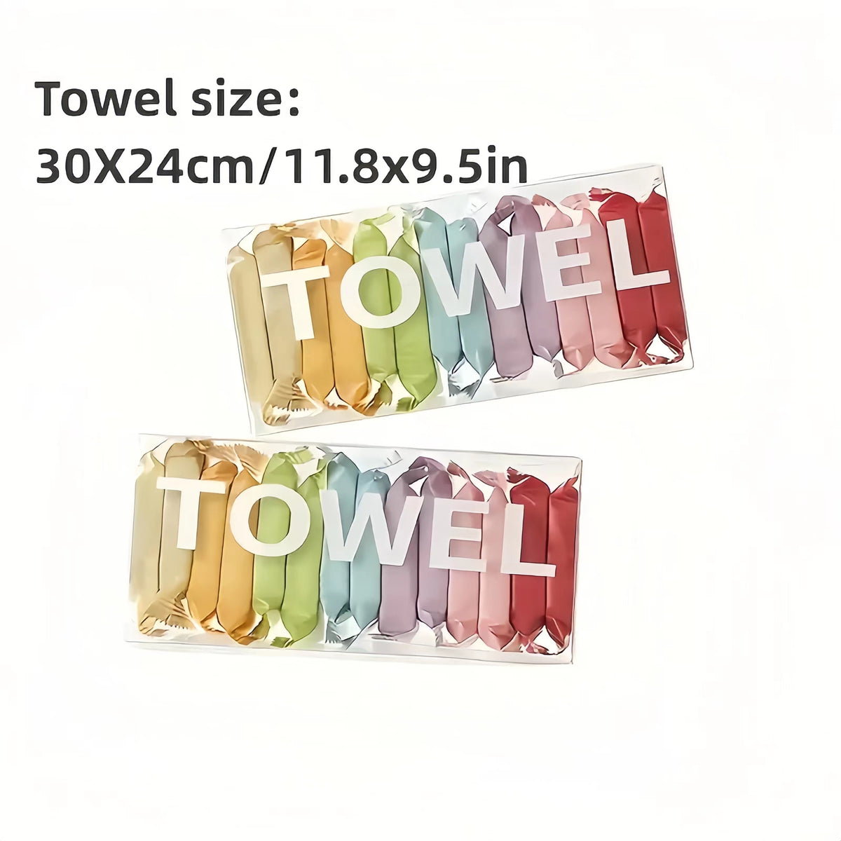 14pcs/Box Ultra-Absorbent Compressed Face Towels
