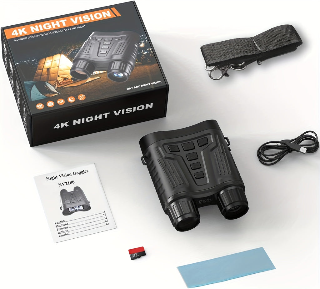 High-Definition Infrared Binoculars for Nighttime Use