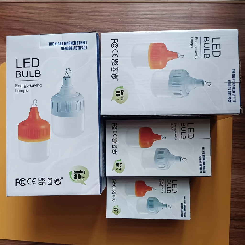 Portable Powerhouse LED Emergency Light - 80W/180W/320W/450W Rechargeable Lantern