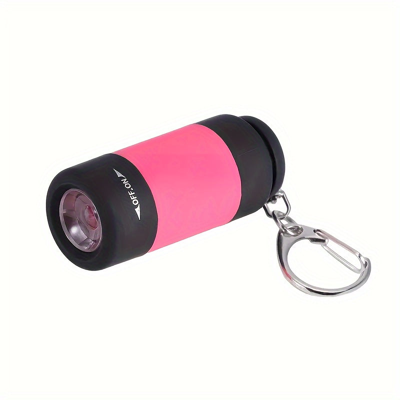 USB Rechargeable Portable Flashlight Keychain