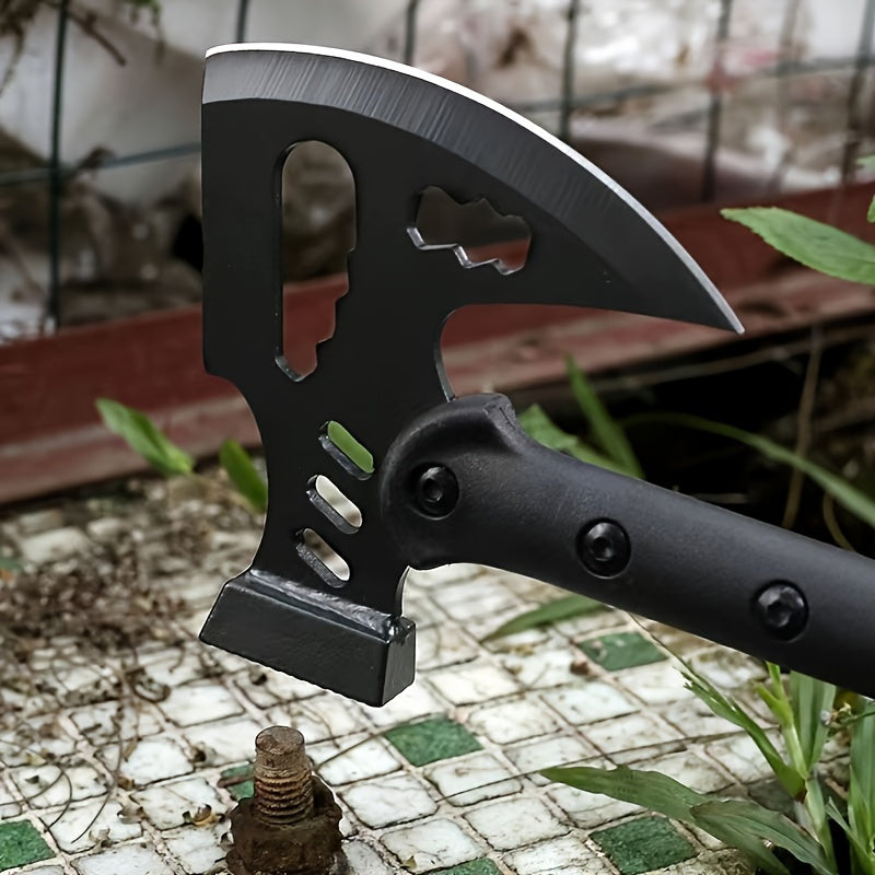 One-piece Stainless Steel Survival Axe, Multi-purpose Hammer
