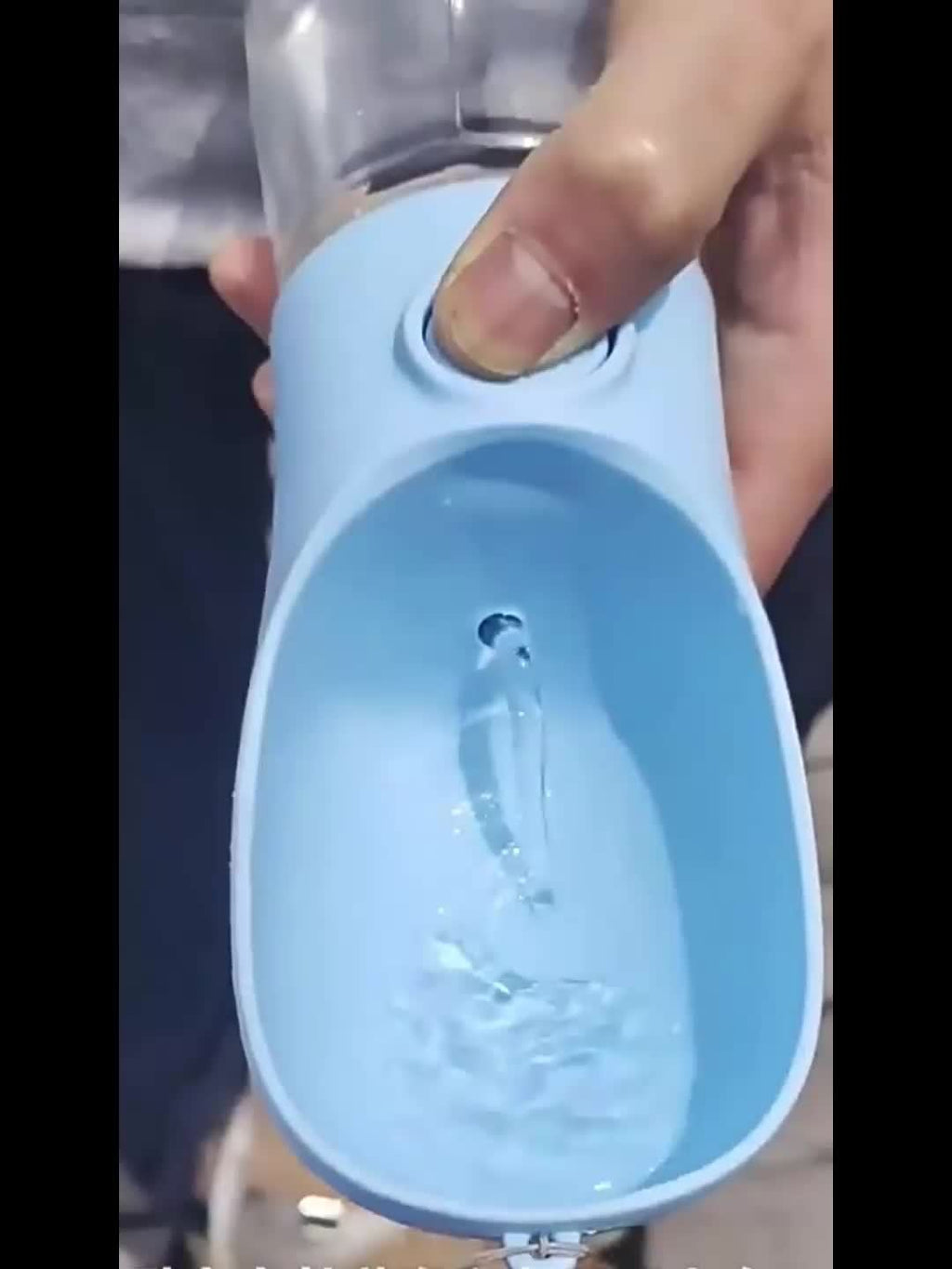 Portable Dog Water Bottle, Plastic Leak Proof