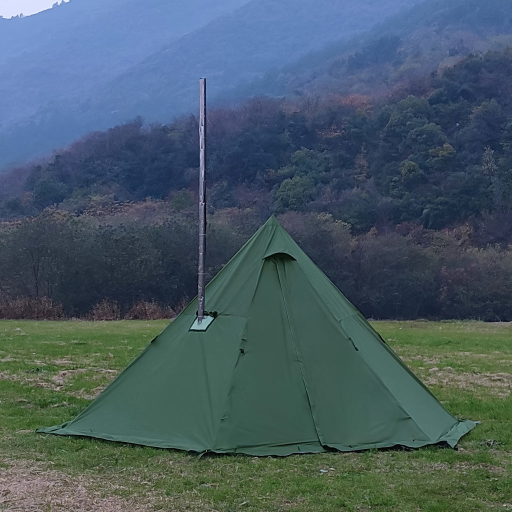 Waldmate 4-Season Hot Tent with Stove Jack & Snow Skirt, 6.89ft Standing Room