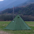 Waldmate 4-Season Hot Tent with Stove Jack & Snow Skirt, 6.89ft Standing Room