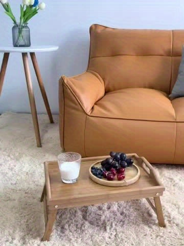 Portable Bamboo Tray Table - Foldable