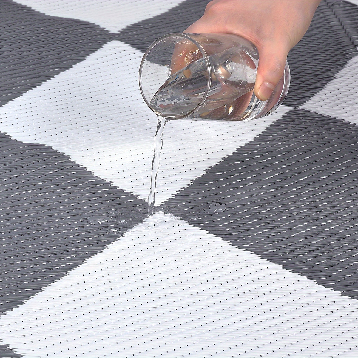 Outdoor Modern Area Mat - Non-Slip, Camping Throw Mat