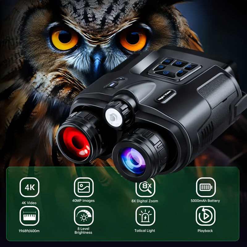 High-Definition Infrared Binoculars for Nighttime Use