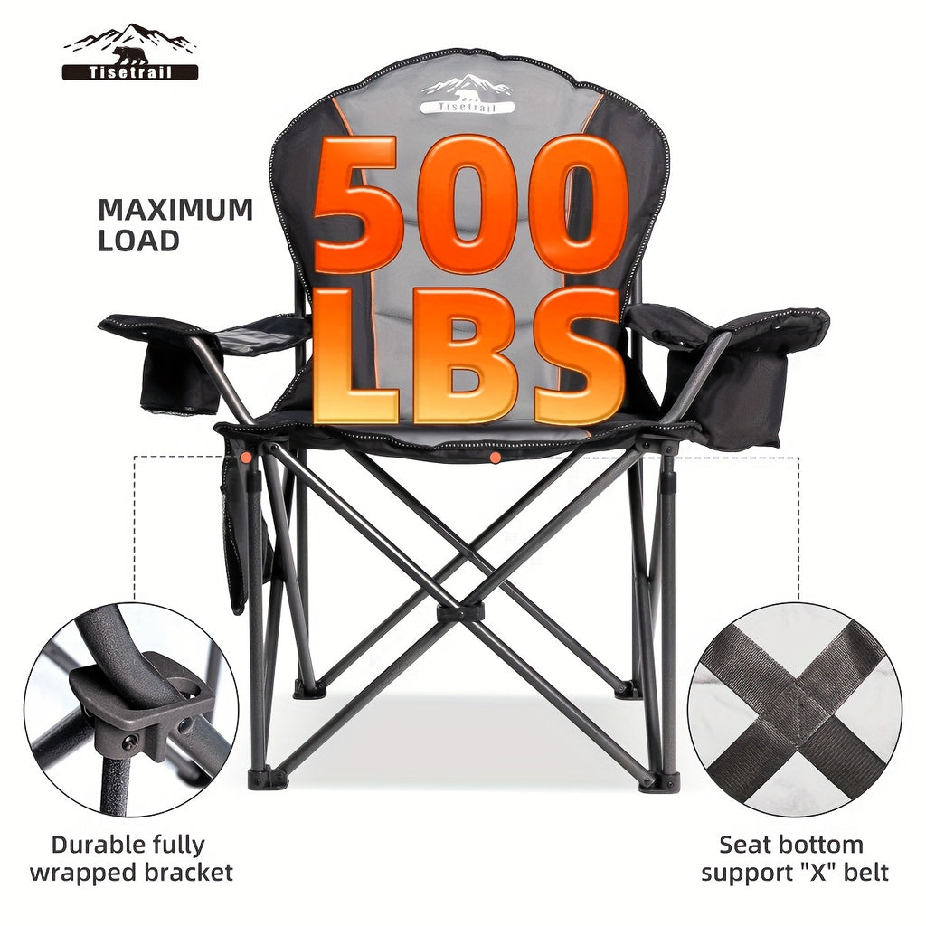 500 LBS Heavy Duty Oversized Camping Chair