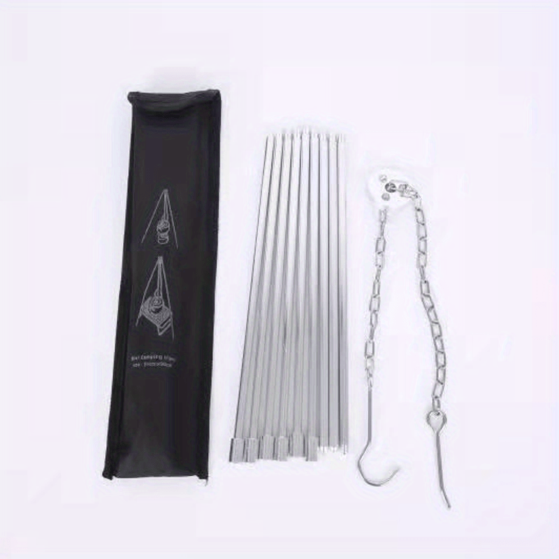1pc 3 Sections Outdoor Camping Bonfire Stand