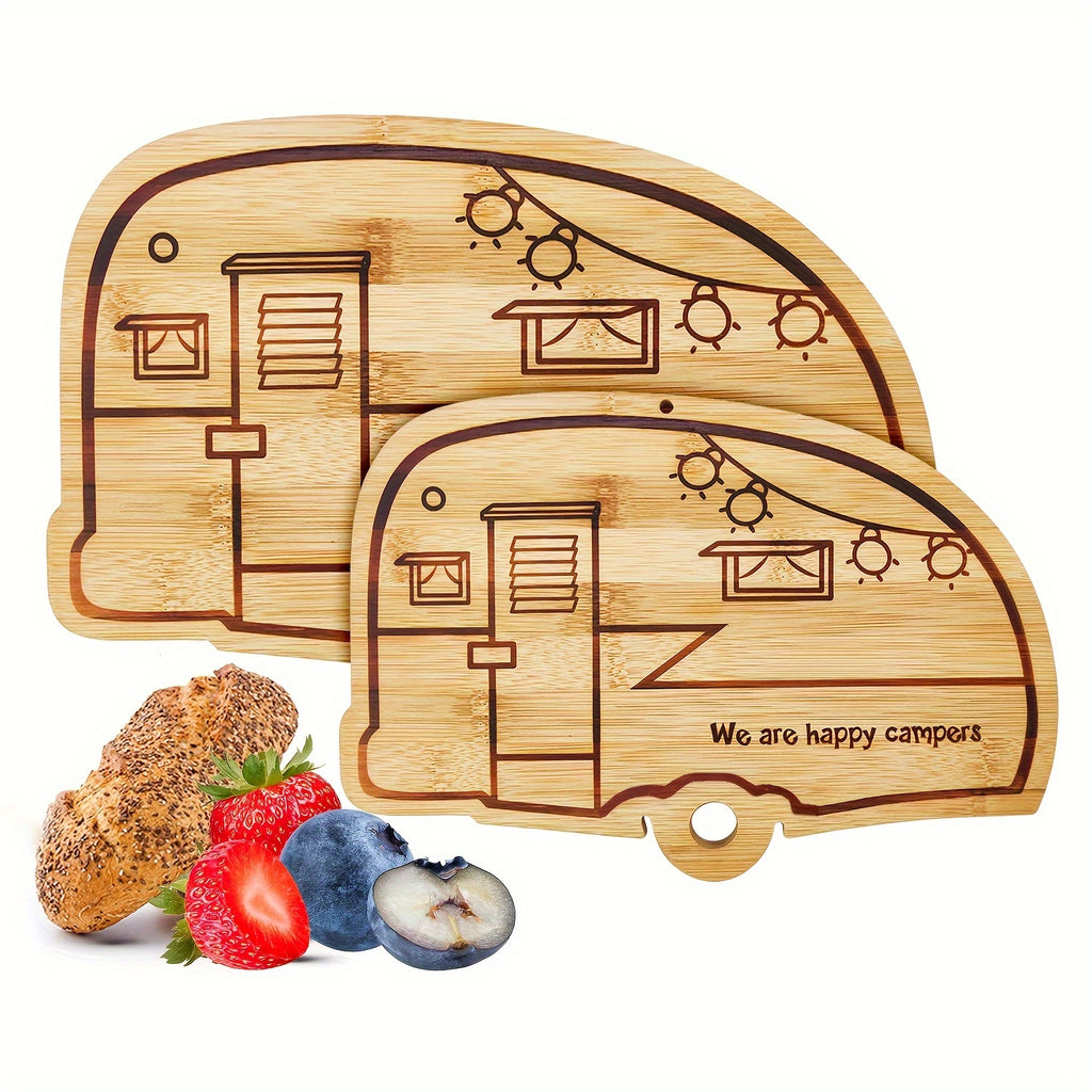 1/2pcs, Camper Bamboo Cutting Board Set For RV