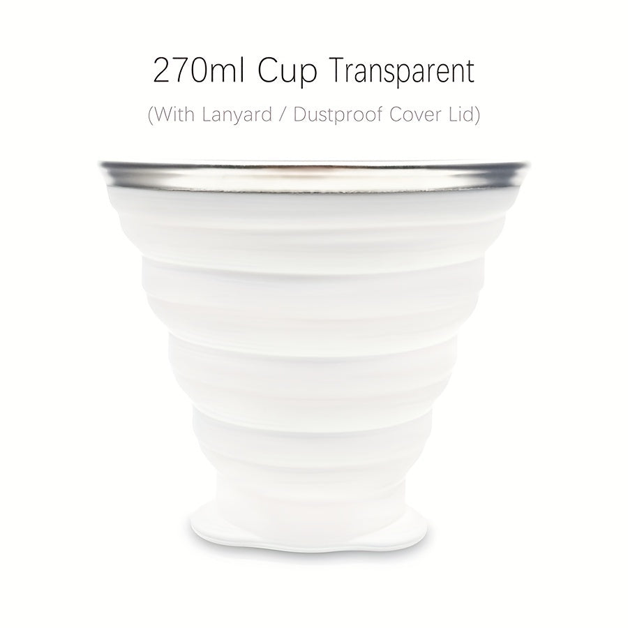 270ml Durable Silicone Folding Water Cup