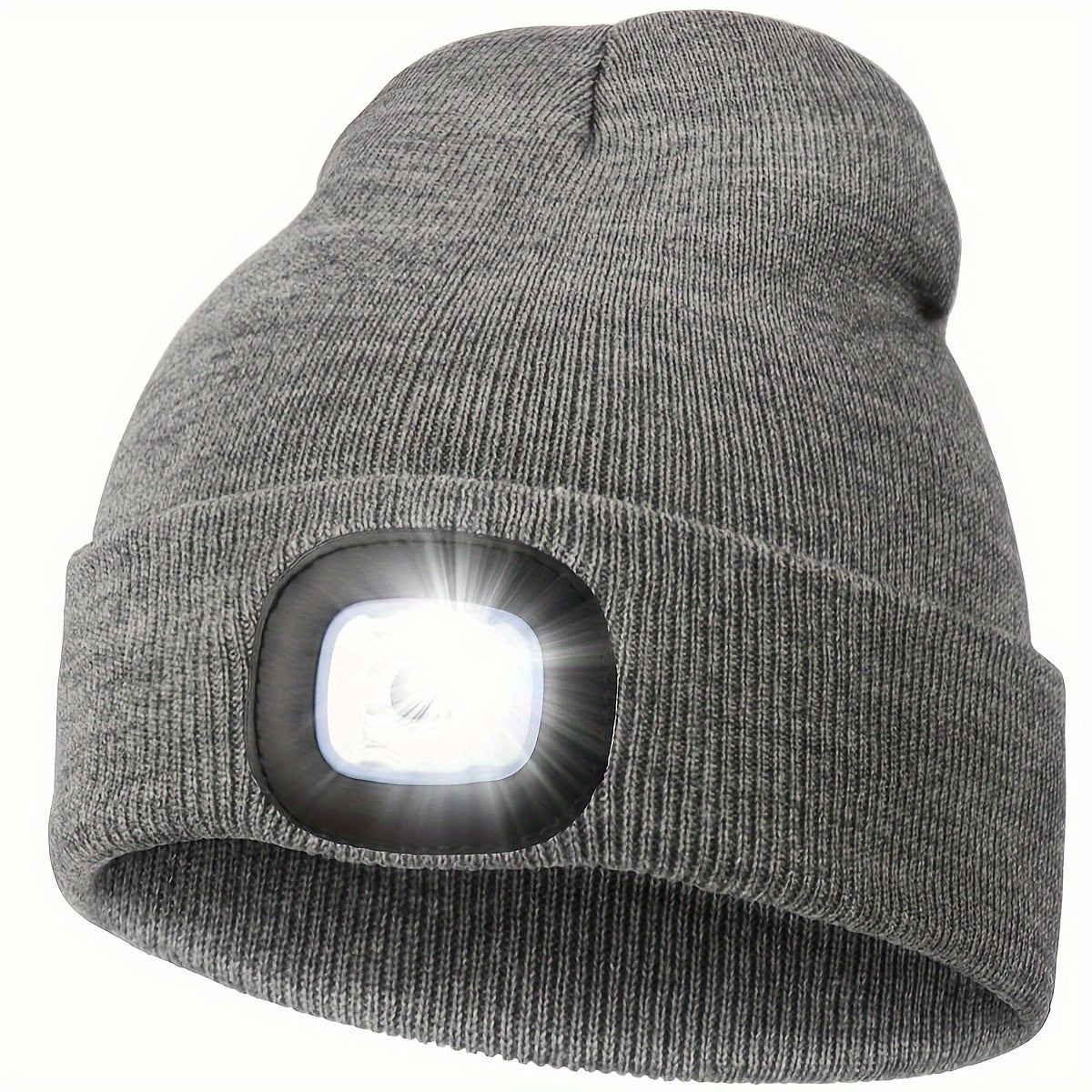 1pc Unisex Beanie Hat With LED Light