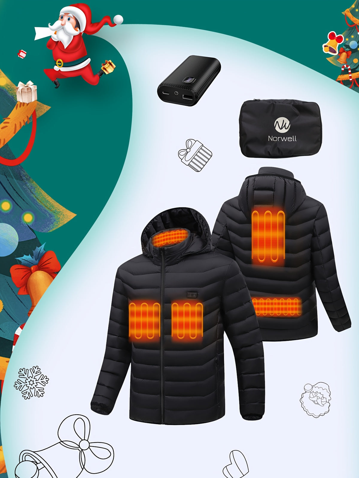 Men's Warm And Fast Heating Sports Jacket