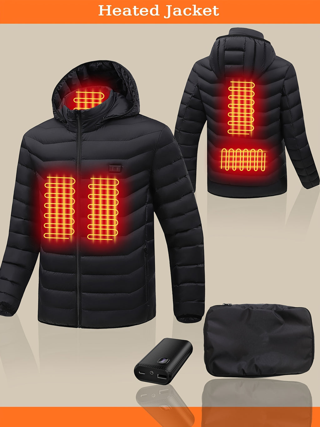 Men's Warm And Fast Heating Sports Jacket