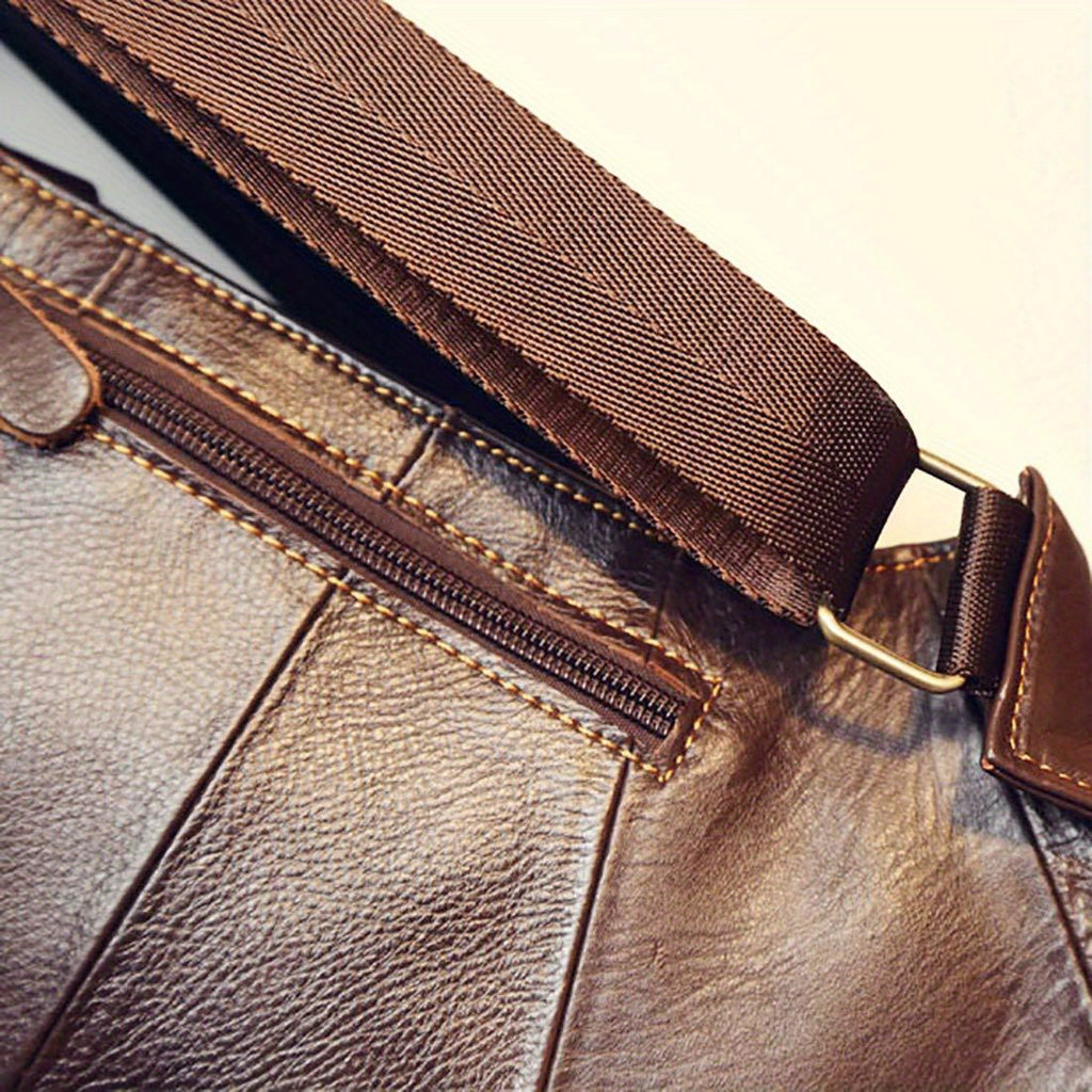 Vintage Genuine Leather Sling Bag