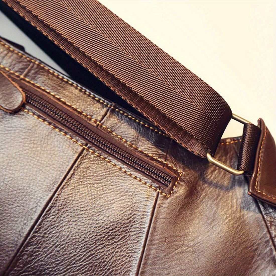 Vintage Genuine Leather Sling Bag