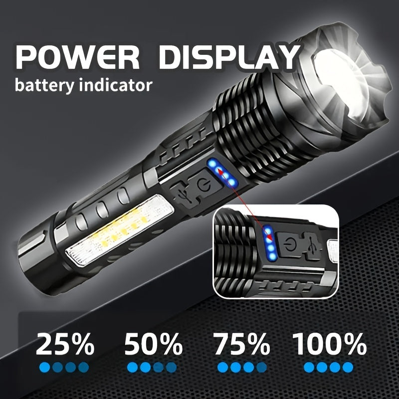 Super Powerful Rechargeable LED Torch Flood Light