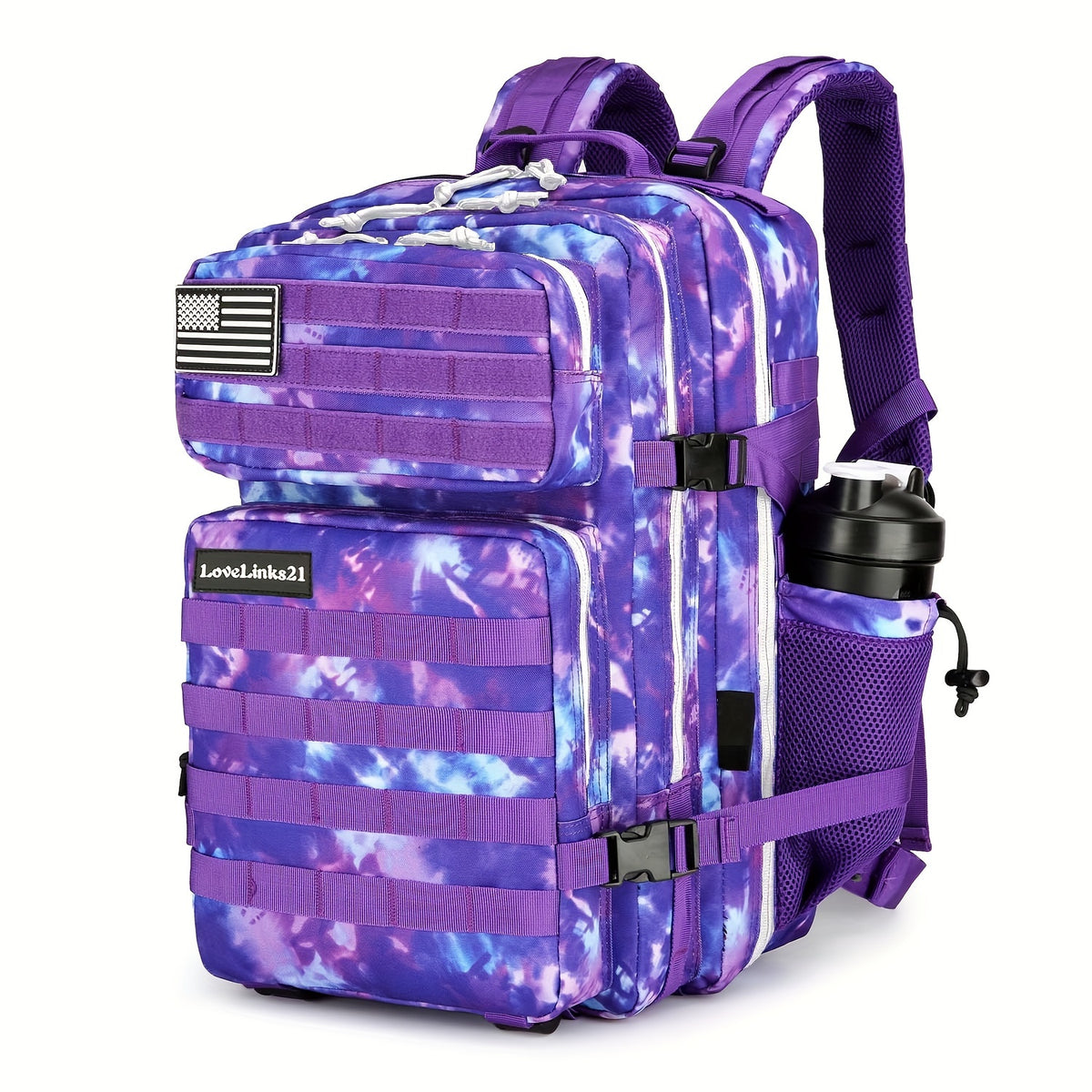 25L Large Capacity Rucksack Backpack - Water-Resistant