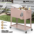 MADOG 80 Quart Rolling Ice Chest Cart