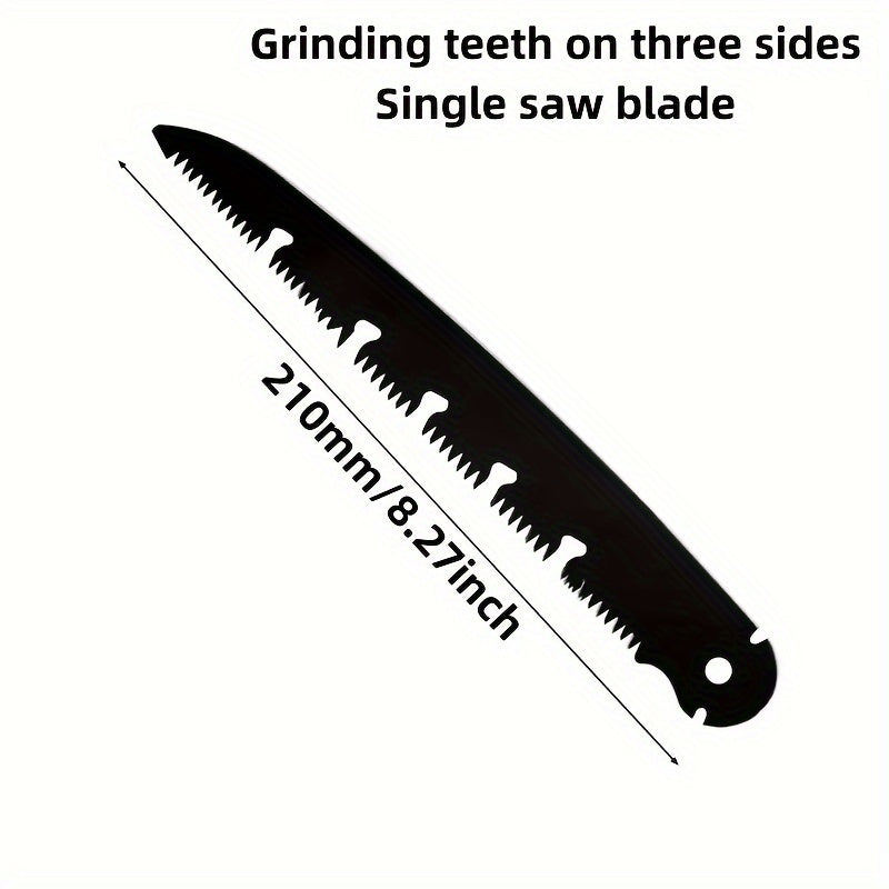 High-Carbon Steel Folding Saw - Portable, Smooth Cutting, Durable