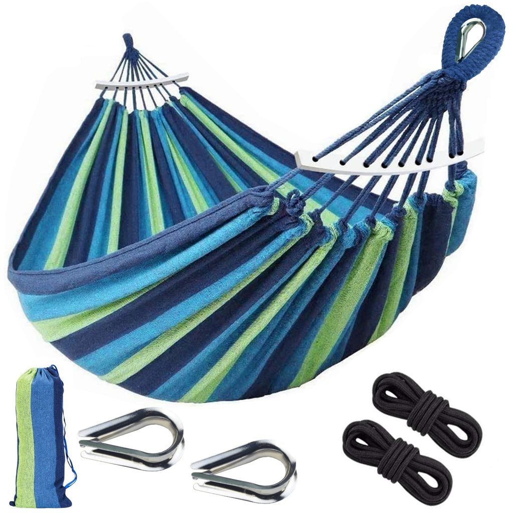 2.8*1.5M Thickened Fabric Curved Stick Anti-rollover Hammock
