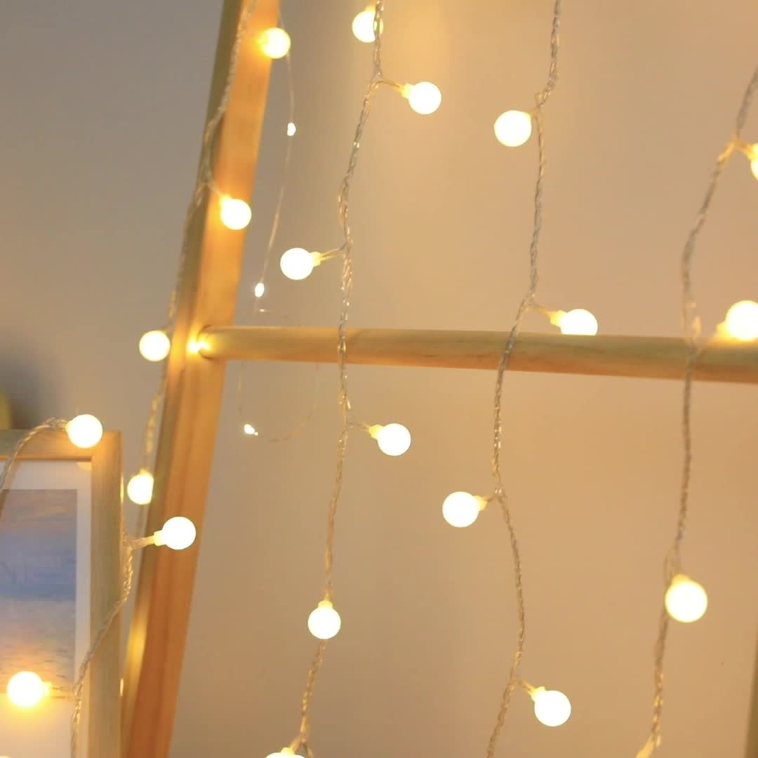 Globe String Light, 10/20/30/40/80 Led Fairy Light