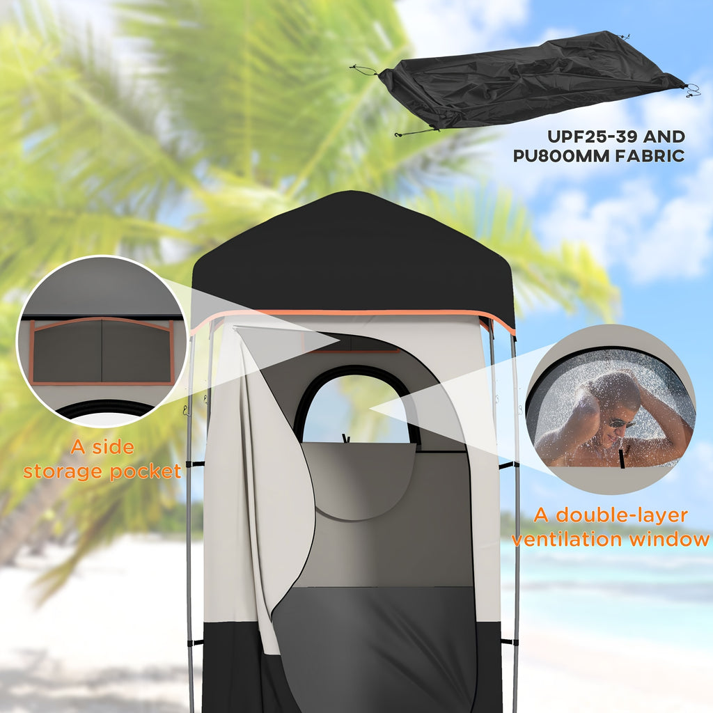 Outsunny Portable Shower Tent - Privacy Shelter