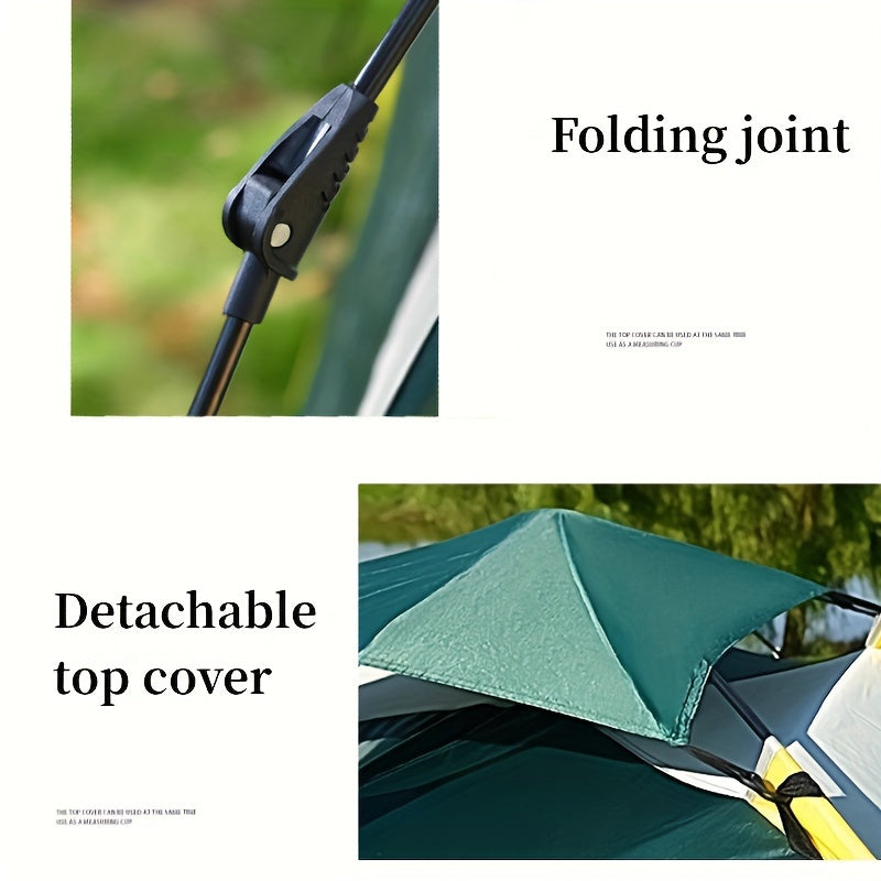 2-3 Person, Lightweight Tent with Double Windproof Doors and Mosquito Net