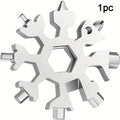 Durable Snowflake Multifunctional Tool Kit - 18 Essential Tools in One
