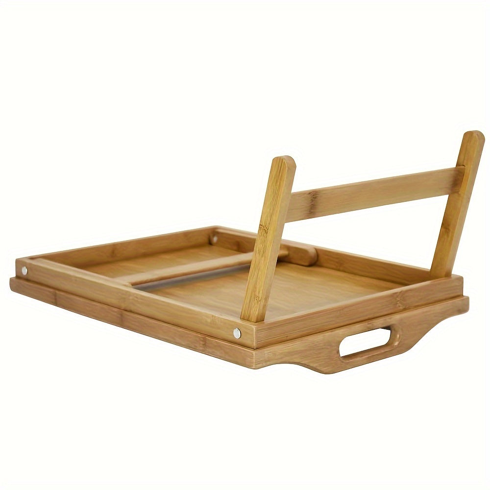 Portable Bamboo Tray Table - Foldable