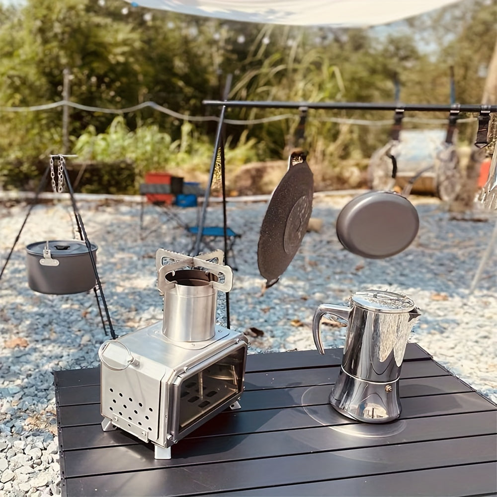 Multi-functional Portable Stainless Steel Wood Stove