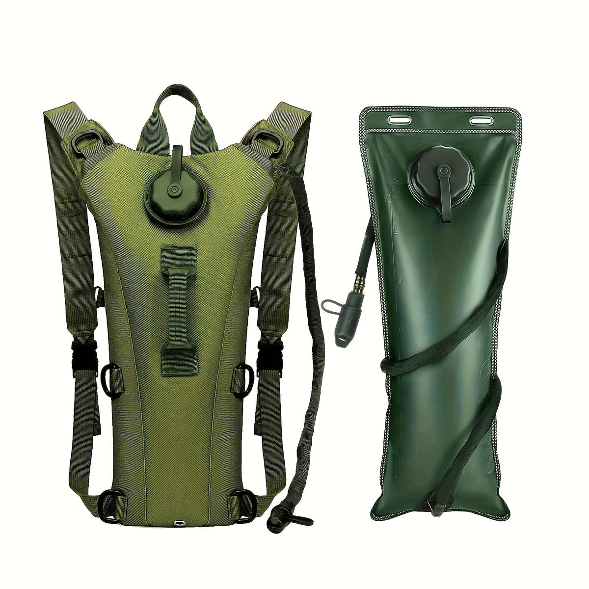 101.44oz Water Bladder Bag Hiking Camping Hydration Backpack