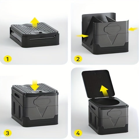 Portable PP Car-Mounted Folding Toilet