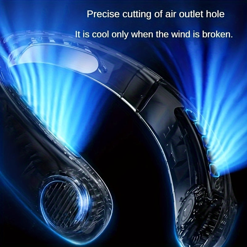 Ultra-Portable Mini Hanging Neck Fan - Whisper-Quiet