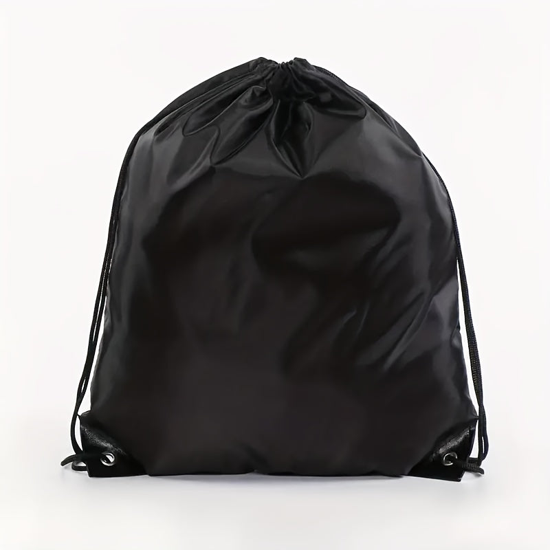 Vibrant Nylon Drawstring Backpack  16"- Lightweight & Durable