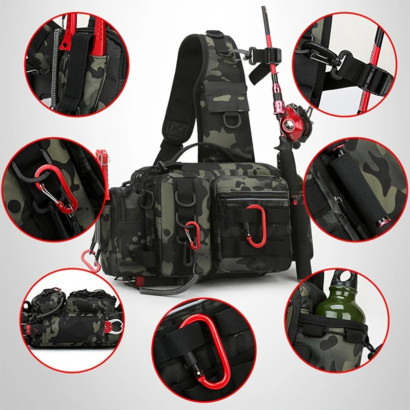 Outdoor Multi-Functional Fishing Backpack