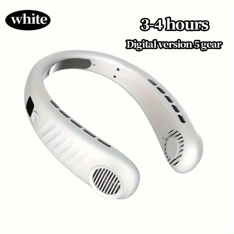 Ultra-Portable Mini Hanging Neck Fan - Whisper-Quiet