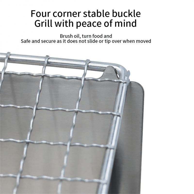 Outdoor Portable Grill Stainless Steel Mini Camping Oven