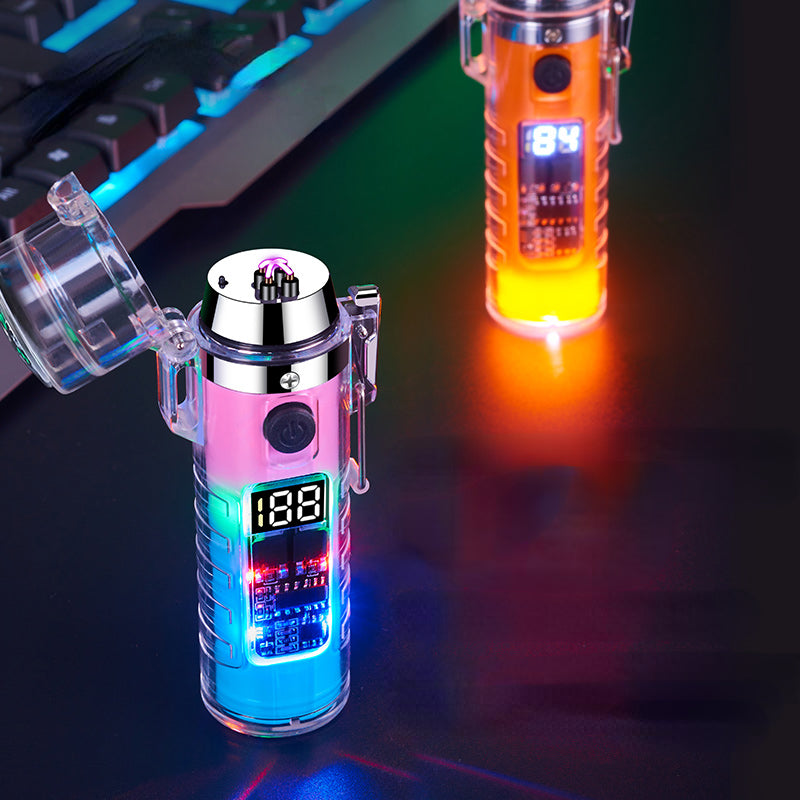Rechargeable Electric Lighter - LED Intelligent Compass
