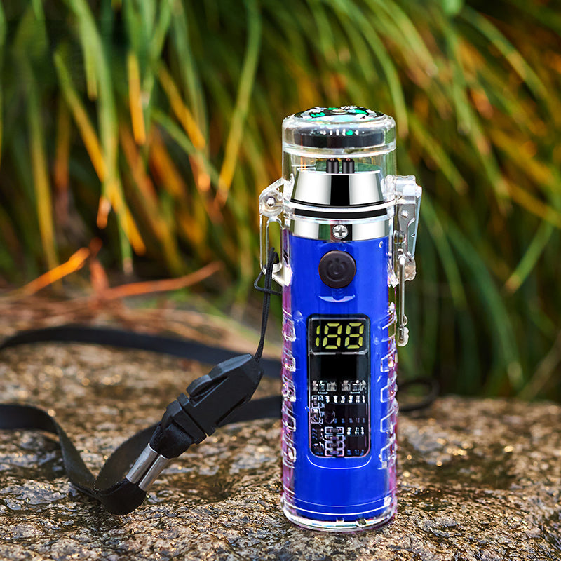 Rechargeable Electric Lighter - LED Intelligent Compass