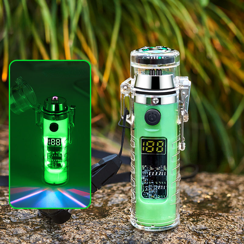 Rechargeable Electric Lighter - LED Intelligent Compass